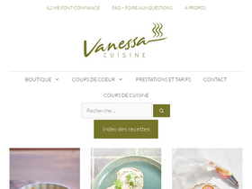 'vanessacuisine.fr' screenshot