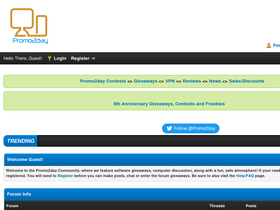 'promo2day.com' screenshot