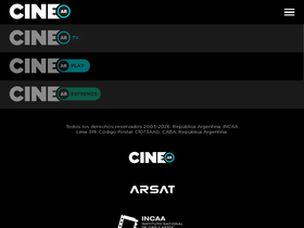 'cine.ar' screenshot