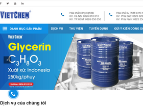 'vietchem.com.vn' screenshot