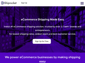 'shiprocket.in' screenshot