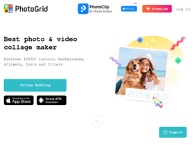 'photogrid.app' screenshot