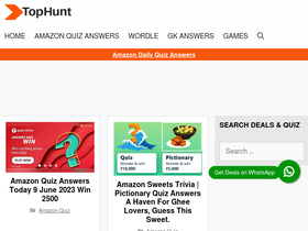 'tophunt.in' screenshot