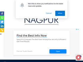 'thelivenagpur.com' screenshot