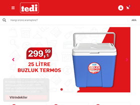 'tedi.com.tr' screenshot