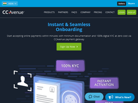 'ccavenue.com' screenshot