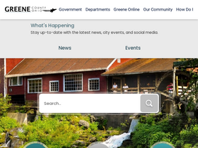'greenecountyohio.gov' screenshot