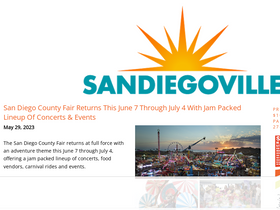 'sandiegoville.com' screenshot
