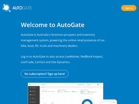 'autogate.co' screenshot