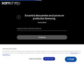 'samshop.com' screenshot