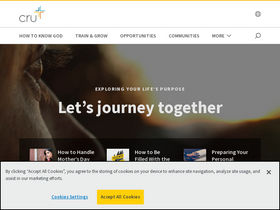 'cru.org' screenshot