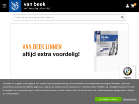 'vanbeekart.nl' screenshot