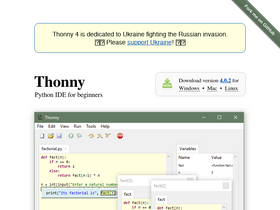 'thonny.org' screenshot