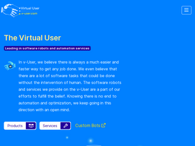 'v-user.com' screenshot