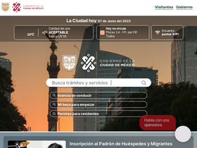 'cdmx.gob.mx' screenshot
