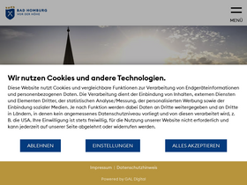 'bad-homburg.de' screenshot