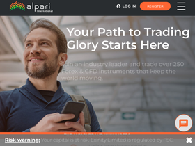 'alpari.org' screenshot