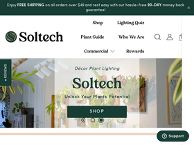 Soltech homepage screenshot
