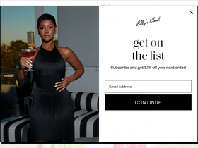 'lillyskloset.net' screenshot