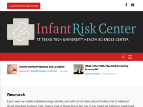 'infantrisk.com' screenshot