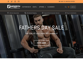 'gunsmithfitness.com' screenshot