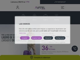 'avatel.es' screenshot