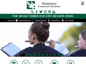 'zcs.k12.in.us' screenshot