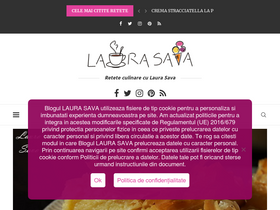 'laurasava.ro' screenshot