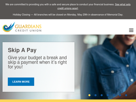 'guardianscu.coop' screenshot