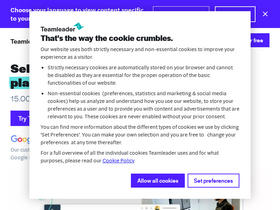 'teamleader.eu' screenshot