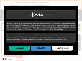 'ilevia.fr' screenshot