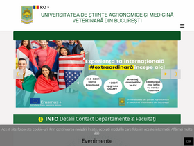 'usamv.ro' screenshot