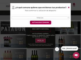'descorcha.com' screenshot