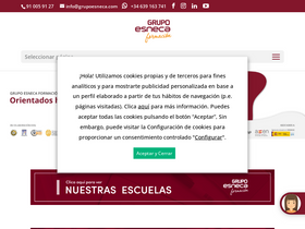 'grupoesneca.com' screenshot