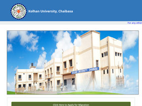 'kuuniv.in' screenshot