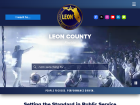 'leoncountyfl.gov' screenshot