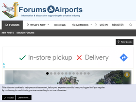 'forums4airports.com' screenshot