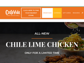 'costavida.com' screenshot