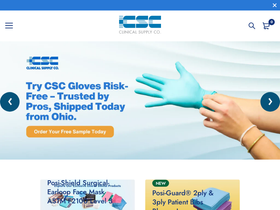 Clinical Supply Company website screenshot