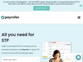 'payroller.com.au' screenshot