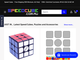 'speedcube.com.au' screenshot