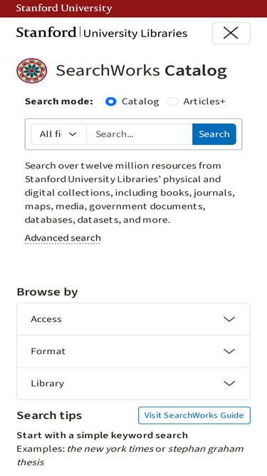 searchworks.stanford.edu