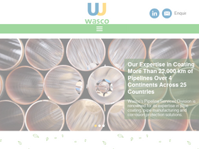 'wascoenergy.com' screenshot