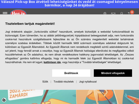 'hervis.hu' screenshot