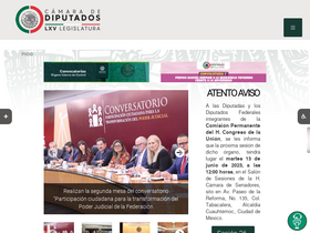 'diputados.gob.mx' screenshot