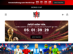 minilegends.eu homepage screenshot