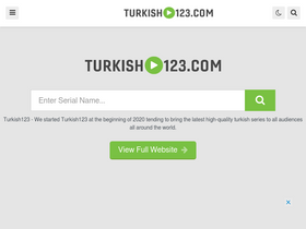 'turkish123.org' screenshot