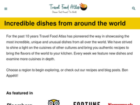 'travelfoodatlas.com' screenshot