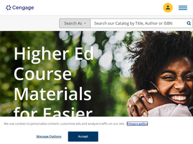 'cengagebrain.com' screenshot
