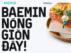 'baemin.vn' screenshot